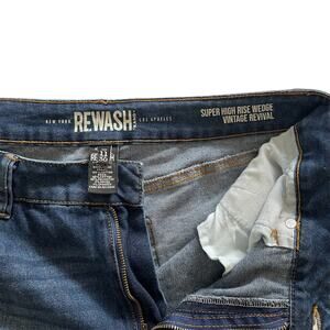 Rewash Vintage Revival High-Rise Jean Shorts